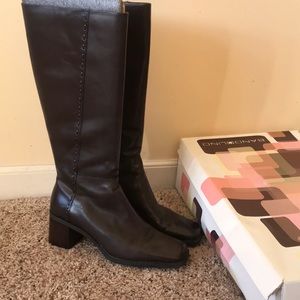 Bandolino BD Saundra Roasted Chestnut Leather boots